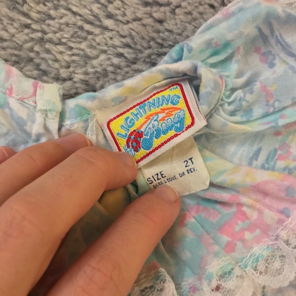 🆕 2T, Lightening Bug dress- Vintage - Picture 2 of 5